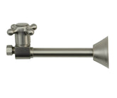 Brass Cross Handle with 1/4 Turn Ceramic Disc Cartridge Valve - Lead Free - Straight Sweat